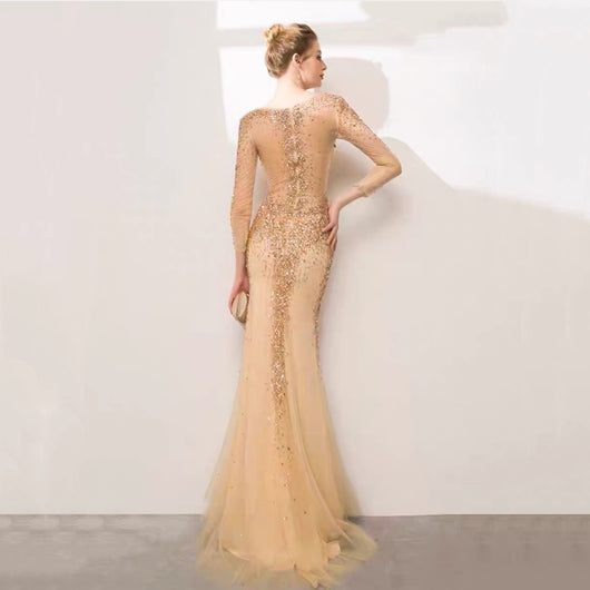 Vestido de Noche Elegante con Cola de Pez - Image 14