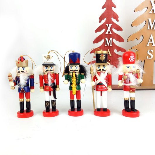Juego de 5 Adornos Navideños Pintados a Mano - Image 11