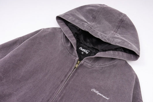 Chaqueta Retro con Capucha Desgastada y Lavada - Image 15