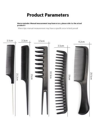 Set de 10 Peines Profesionales para Barbería y Salón de Belleza - Image 8