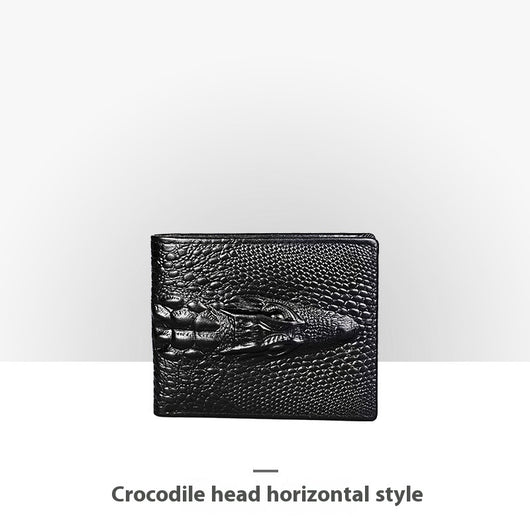 Cartera de Cuero Artesanal Grabada Retro para Hombre - Image 16
