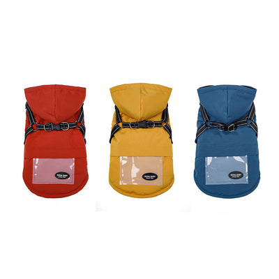Abrigo Impermeable para Perros con Sombrero y Tirantes - Image 7