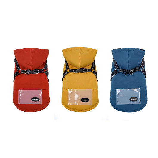 Abrigo Impermeable para Perros con Sombrero y Tirantes - Image 7
