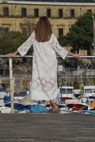 Blusa de Playa Holgada con Encaje - Camisa Vacacional Elegante - Image 17