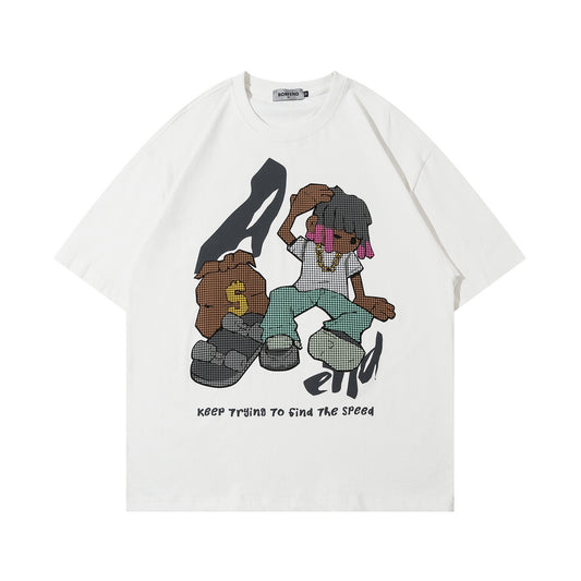 Playera Estampada con Diseño de Caricaturas para Hombre - Image 2