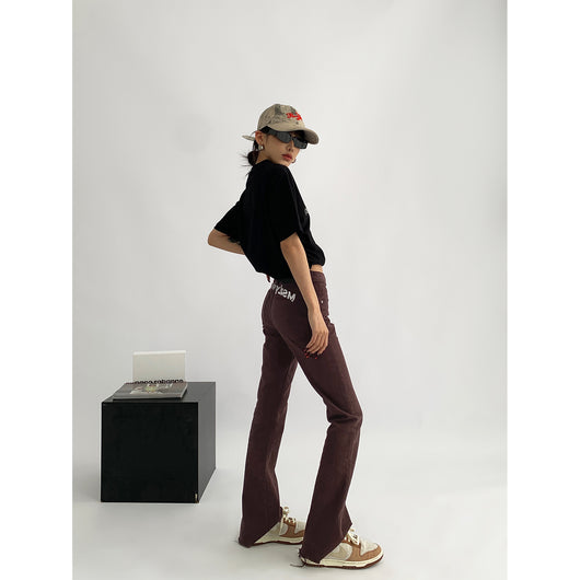 Jeans Slim Fit con Estampado para Mujer - Image 4