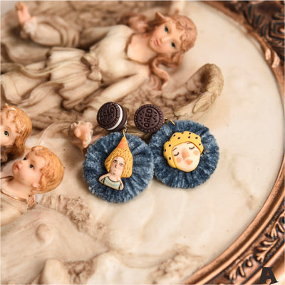 Aretes Otoñales Infantiles Encantadores para Invierno - Image 5