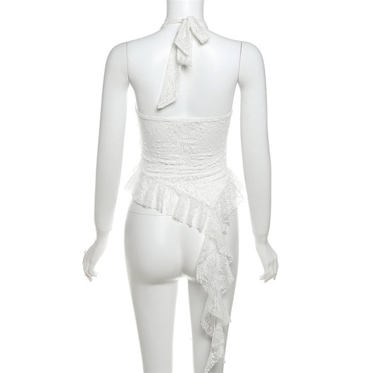 Chaleco Cuello Halter Pure Desire con Bordes Irregulares - Image 14