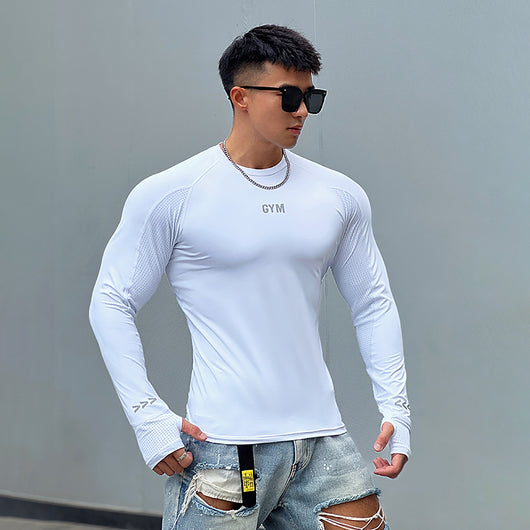 Playera Deportiva Slim Fit para Hombre - Colores Sólidos - Image 8