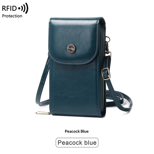 Funda Retro de Cuero Encerado con Protección Antimagnética - Image 8