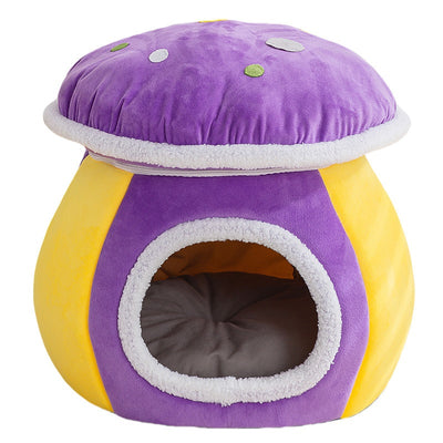 Nido Térmico Desmontable para Gatos y Conejos - Felpa Gruesa Invierno - Image 5