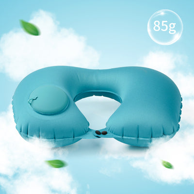 Almohada Cervical Inflable Portátil en Forma de U para Viajes - Image 3