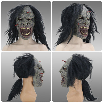 Máscara de Horror Gusano Facial para Fiestas de Mascarada - Image 10