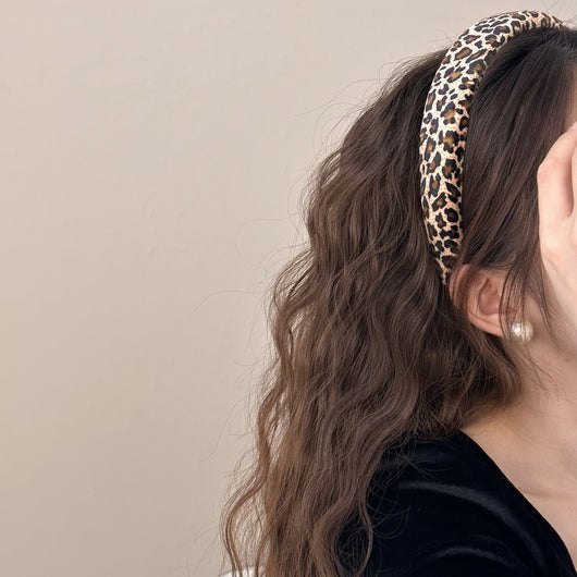 Diadema Vintage Leopardo en Terciopelo - Accesorio Versátil para Cualquier Estilo - Image 4
