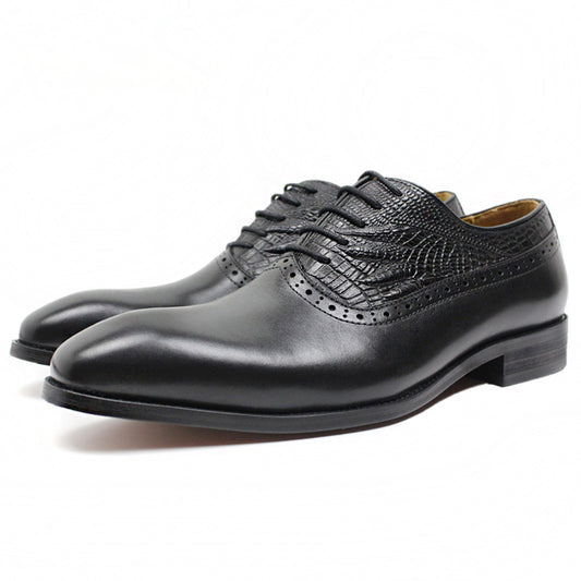 Zapatos de Cuero Ejecutivo Premium con Piel de Res