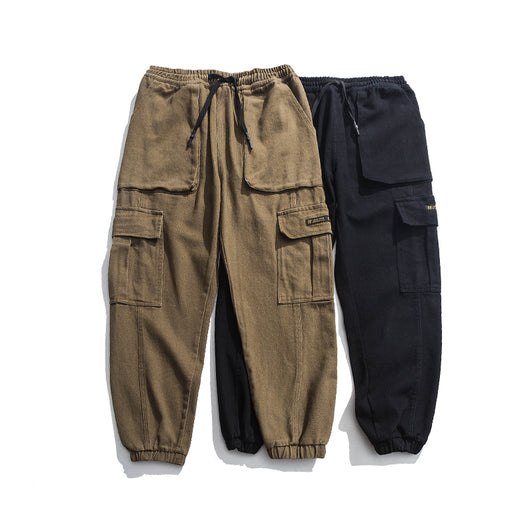 Pantalones Funcionales Overol Casual con Cordón Ajustable Primavera Otoño - Image 10