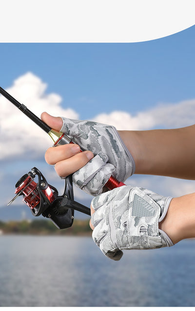 Guantes de Pesca Profesionales con Protección Solar y Tres Dedos Expuestos - Image 15