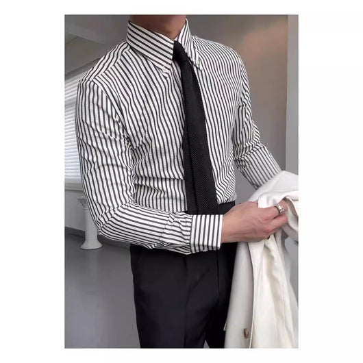 Camisa de Algodón Seersucker Primavera para Hombre - Image 3