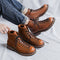 Botas Martin Altas Estilo Británico para Hombre