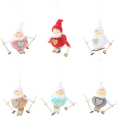 Adorno Navideño de Peluche - Bola Decorativa para Árbol de Navidad - Image 2
