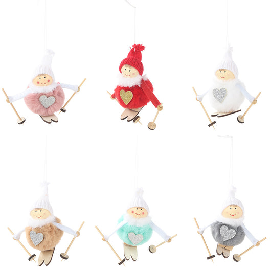 Adorno Navideño de Peluche - Bola Decorativa para Árbol de Navidad - Image 2