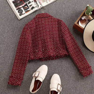 Conjunto de Falda Corta y Chaqueta de Dos Piezas - Image 18