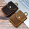 Estuche Plegable para Gafas de Cuero Genuino con Hebilla