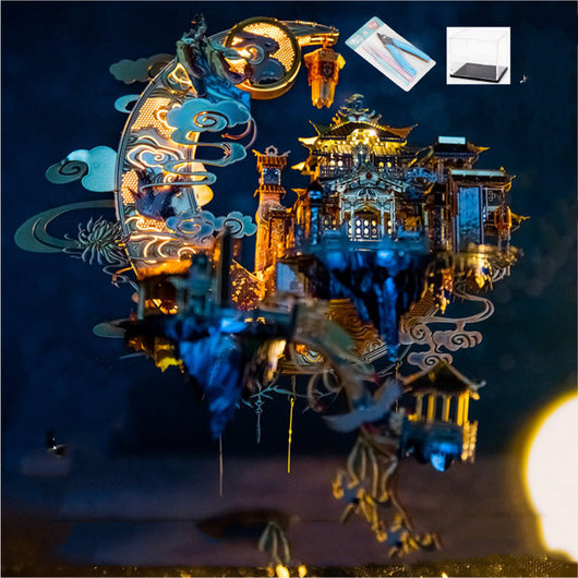 Puzzle 3D Modelo de Luna en Metal - Armable a Mano - Image 5