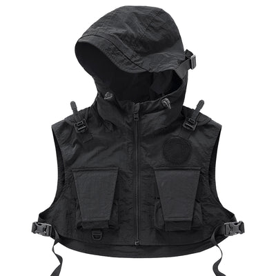 Chaleco Deportivo con Capucha y Múltiples Bolsillos - Image 8