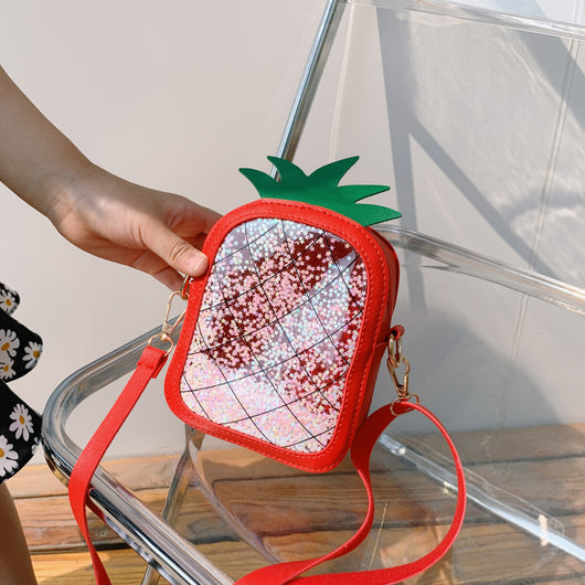Bolsa de Gelatina Infantil con Diseño de Piña y Fresa para el Hombro - Image 6