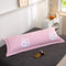 Pink Plaid Rabbit 45 X 120 Cm