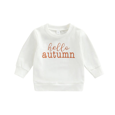 Conjunto Base de Suéter Estampado Alfabeto para Niña - Image 10