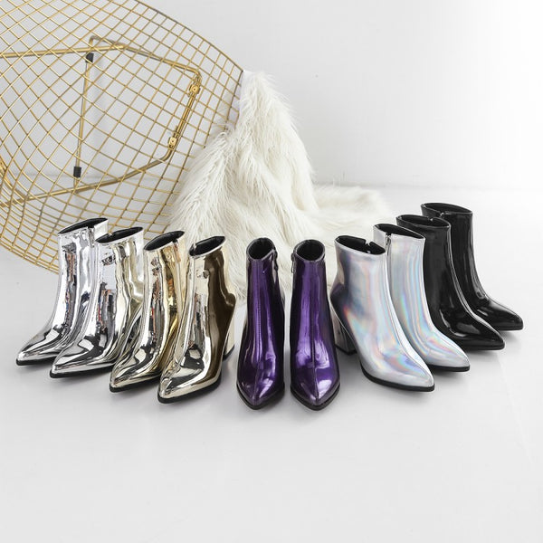 Botas Trendy Talla Grande Estilo Europeo y Americano para Mujer