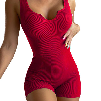 Jumpsuit Casual de Verano con Escote en V - Image 4