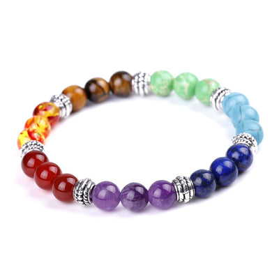 Pulsera Chakra de Piedras Naturales para Yoga y Energía