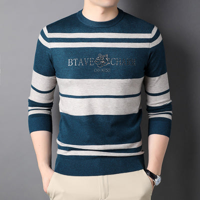 Suéter Ligero de Cuello Redondo para Hombre - Ideal para Otoño - Image 11