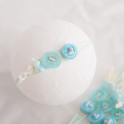 Diadema Floral Artesanal para Bebé - Joya Delicada para el Cabello - Image 31