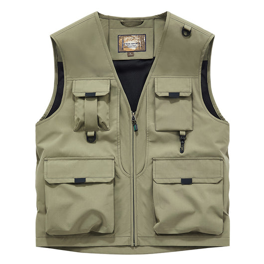 Chaleco de Pesca Multi-bolsillo para Hombre - Image 4