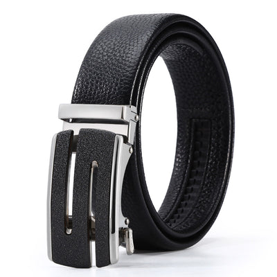 Cinturón de Cuero para Hombre con Hebilla Automática - Image 9
