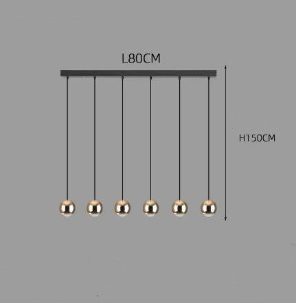 Lámpara Colgante Lineal Elegante para Restaurantes y Bares - Image 13