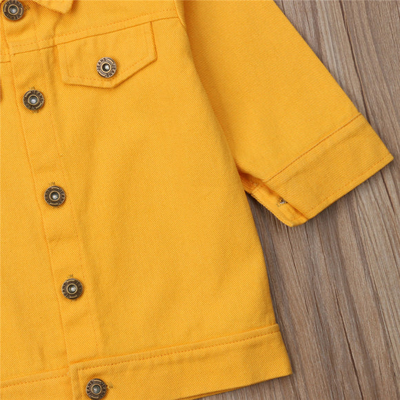 Chaqueta Denim Infantil Otoño Manga Larga