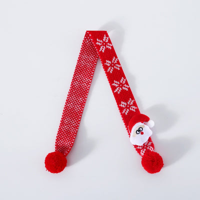 Bufanda y Gorro Navideño para Mascotas - Lana Tejida con Diseño Copo de Nieve y Papá Noel - Image 5