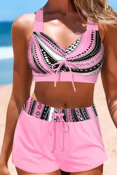 Bikini Estampado con Abertura Lateral para Mujer - Image 13
