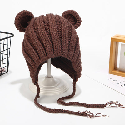 Gorro de Lana Tejido con Protección Auditiva para Bebé - Image 5