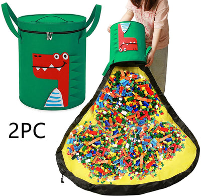 Bolsa de Almacenamiento 2 en 1 con Tapete de Juego y Cordón - Image 8