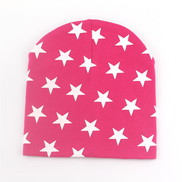 Gorro de Algodón para Bebé con Estrella de Cinco Puntas
