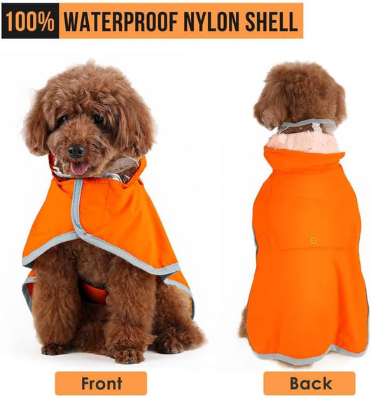 Impermeable para Perros Pequeños con Capucha Transparente - Image 5