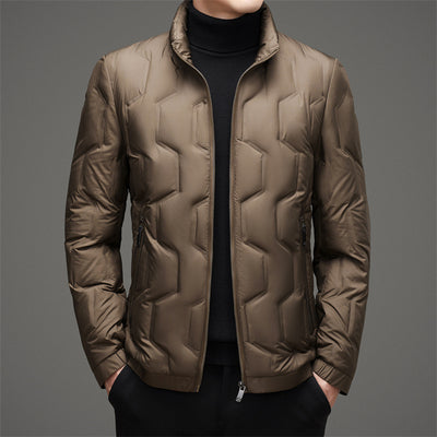 Chaqueta Acolchada Ligera con Cuello Alto para Invierno - Image 3
