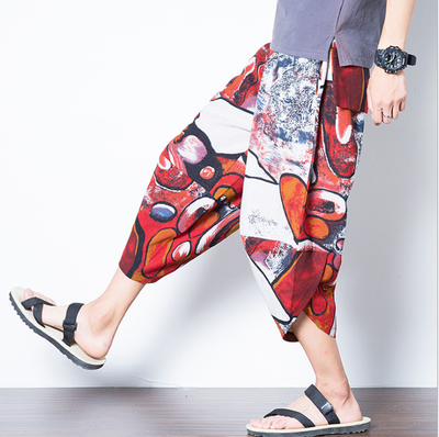 Pantalones Anchos Estilo Tailandés con Elefante - Diseño Retro Nepalí - Image 11