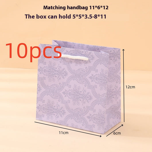 Caja de Almacenamiento para Joyas con Anillo Púrpura Lavanda - Image 22
